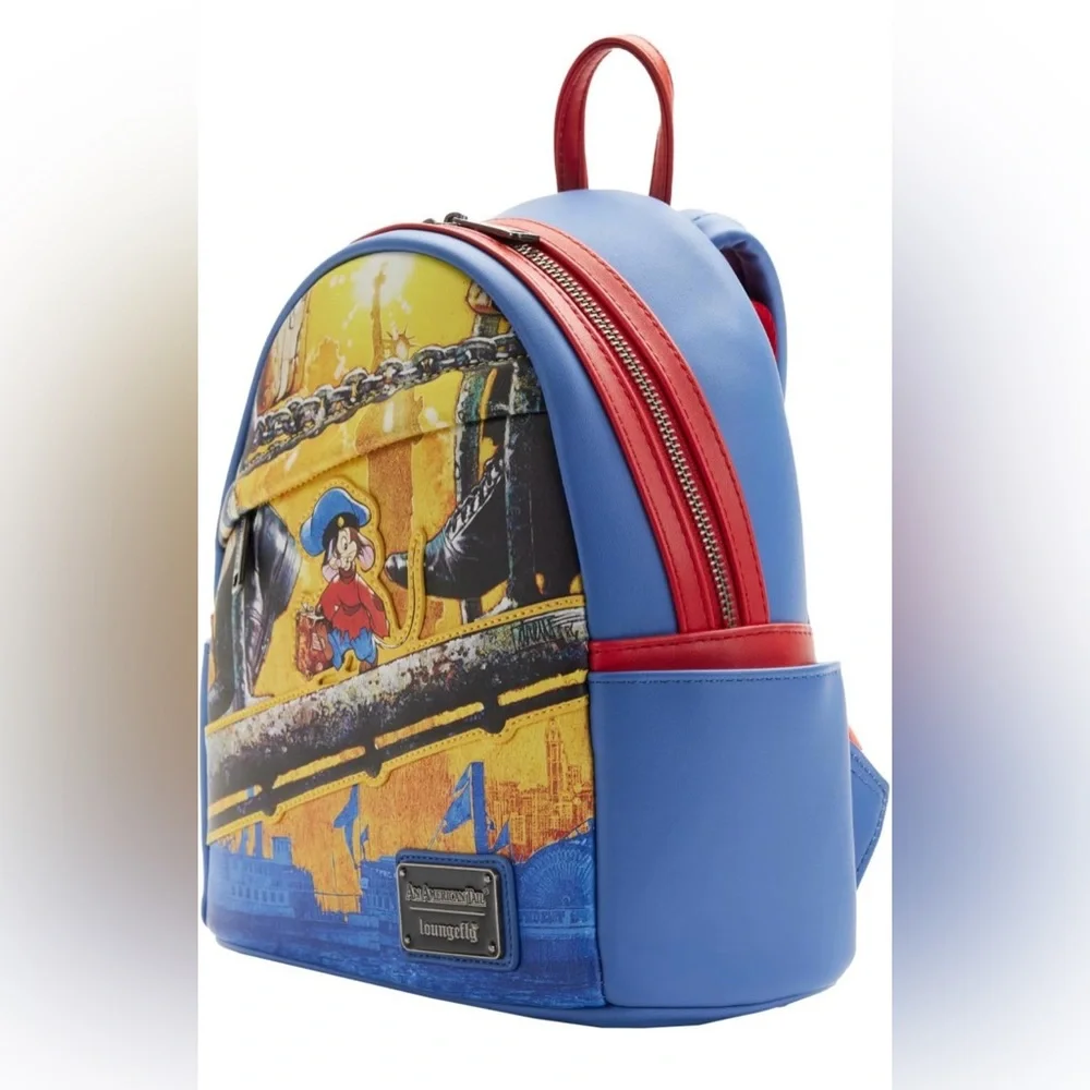 Loungefly NWT an American Tail FIEVEL Scene Mini Backpack